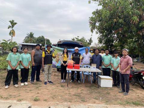โครงการรณรงค์ฉีดวัคซีนป้องกันโรคพิษสุนัขบ้าฯ ประจำปีงบประมาณ 2568 (วันที่ 17 มีนาคม 2568 ณ บ้านหนองหมี หมู่ที่ 6)