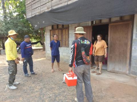 โครงการรณรงค์ฉีดวัคซีนป้องกันโรคพิษสุนัขบ้าฯ ประจำปีงบประมาณ 2568 (วันที่ 17 มีนาคม 2568 ณ บ้านหนองหมี หมู่ที่ 6)