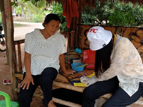 โครงการรณรงค์ฉีดวัคซีนป้องกันโรคพิษสุนัขบ้าฯ ประจำปีงบประมาณ 2568 (วันที่ 17 มีนาคม 2568 ณ บ้านหนองหมี หมู่ที่ 6)