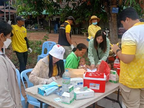 โครงการรณรงค์ฉีดวัคซีนป้องกันโรคพิษสุนัขบ้าฯ ประจำปีงบประมาณ 2568 (วันที่ 17 มีนาคม 2568 ณ บ้านหนองหมี หมู่ที่ 6)