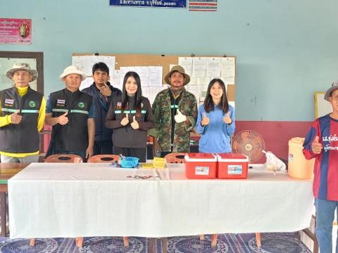 โครงการรณรงค์ฉีดวัคซีนป้องกันโรคพิษสุนัขฯ ประจำปีงบประมาณ 2568 ณ บ้านหนองหมี ม.10