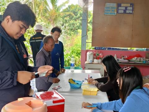 โครงการรณรงค์ฉีดวัคซีนป้องกันโรคพิษสุนัขฯ ประจำปีงบประมาณ 2568 ณ บ้านหนองหมี ม.10