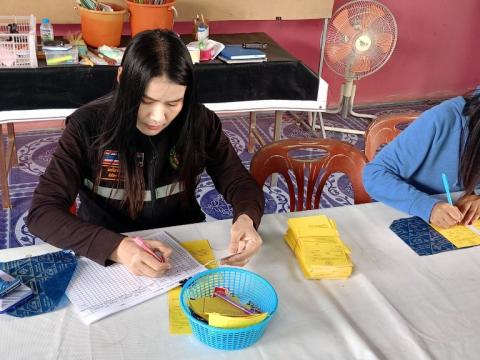 โครงการรณรงค์ฉีดวัคซีนป้องกันโรคพิษสุนัขฯ ประจำปีงบประมาณ 2568 ณ บ้านหนองหมี ม.10