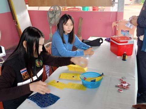 โครงการรณรงค์ฉีดวัคซีนป้องกันโรคพิษสุนัขฯ ประจำปีงบประมาณ 2568 ณ บ้านหนองหมี ม.10