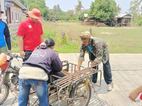 โครงการรณรงค์ฉีดวัคซีนป้องกันโรคพิษสุนัขบ้าฯ บ้านหนองตะครองน้อย หมู่ที่ 8