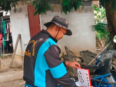 โครงการรณงค์ฉีดวัคซีนป้องกันโรคพิษสุนัขบ้าฯ บ้านสมจิต หมู่ที่ 5