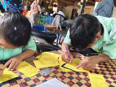 โครงการรณงค์ฉีดวัคซีนป้องกันโรคพิษสุนัขบ้าฯ บ้านสมจิต หมู่ที่ 5