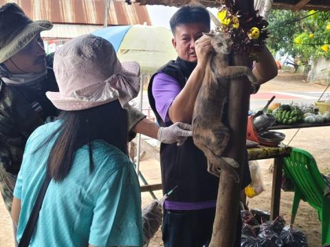 โครงการรณงค์ฉีดวัคซีนป้องกันโรคพิษสุนัขบ้าฯ บ้านสมจิต หมู่ที่ 5