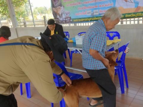โครงการรณรงค์ฉีดวัคซีนป้องกันโรคพิษสุนัขบ้าฯ ประจำปีงบประมาณ 2568