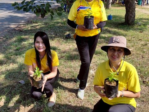โครงการรณรงค์ปลูกต้นไม้เพื่อช่วยลดและป้องกันการเกิดฝุ่นละอองขนาดเล็ก PM2.5 ประจำปีงบประมาณ 2568