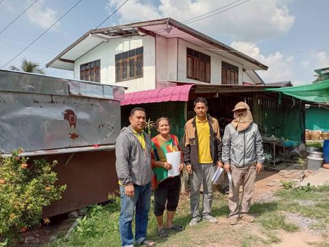 ออกสำรวจบ้านผู้ประสบวาตภัย