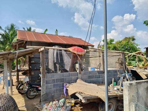 ออกสำรวจบ้านผู้ประสบวาตภัย
