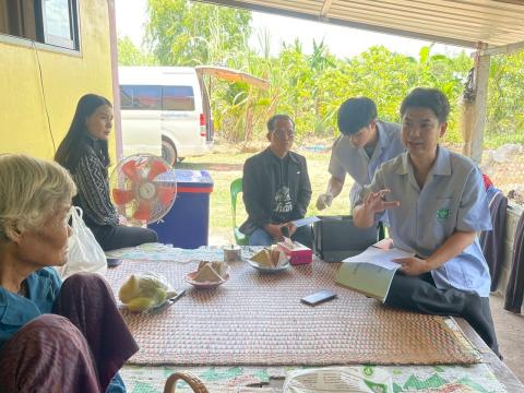 ลงพื้นที่สอบสวนโรคไข้มาลาเรีย