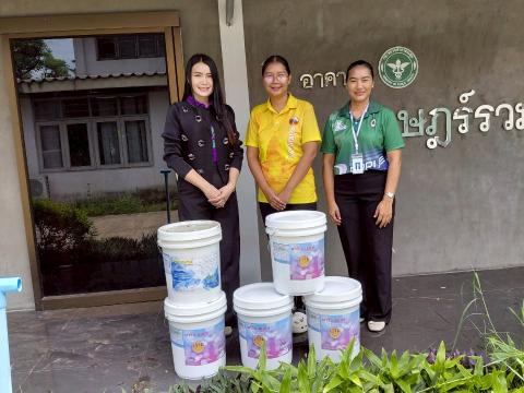 ส่งมอบทรายอะเบท ประจำปีงบประมาณ 2568
