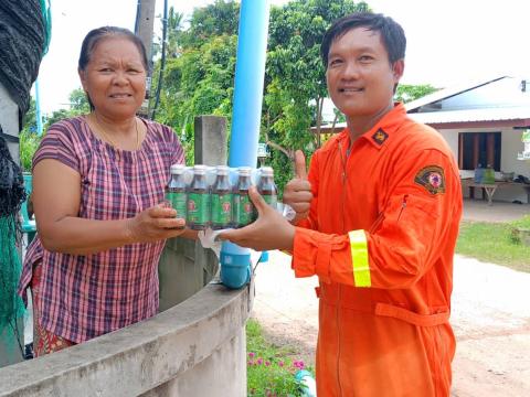 โครงการพ่นหมอกควันกำจัดยุงลายและป้องกันโรคไข้เลือดออก วันที่ 2 ประจำปีงบประมาณ 2568