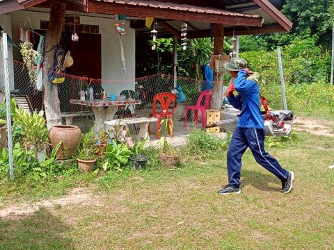 โครงการพ่นหมอกควันกำจัดยุงลายและป้องกันโรคไข้เลือดออก วันที่ 8 ประจำปีงบประมาณ 2568