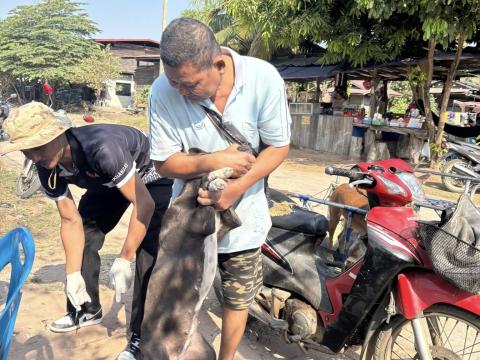 โครงการรณรงค์ฉีดวัคซีนป้องกันโรคพิษสุนัขบ้า ประจำปีงบประมาณ 2569 วันที่ 9 กุมภาพันธ์ 2569