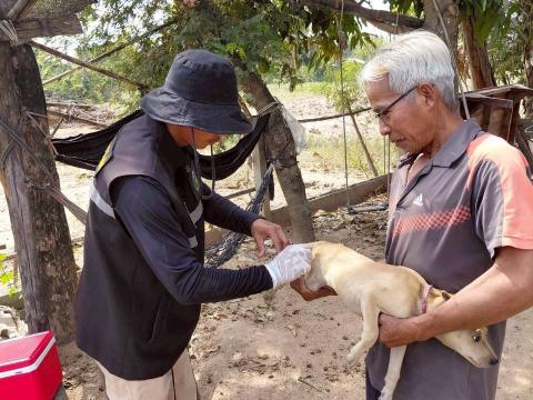 โครงการรณรงค์ฉีดวัคซีนป้องกันโรคพิษสุนัขบ้า ประจำปีงบประมาณ 2569 วันที่ 9 กุมภาพันธ์ 2569