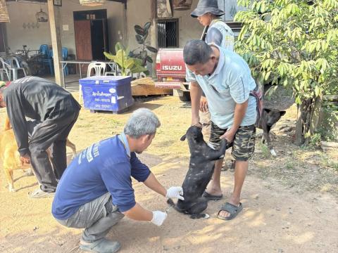 โครงการรณรงค์ฉีดวัคซีนป้องกันโรคพิษสุนัขบ้า ประจำปีงบประมาณ 2569 วันที่ 9 กุมภาพันธ์ 2569