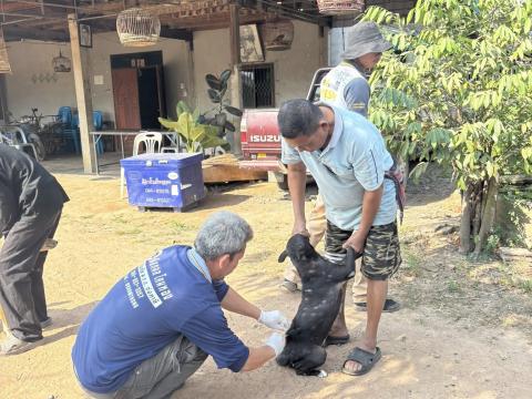 โครงการรณรงค์ฉีดวัคซีนป้องกันโรคพิษสุนัขบ้า ประจำปีงบประมาณ 2569 วันที่ 9 กุมภาพันธ์ 2569