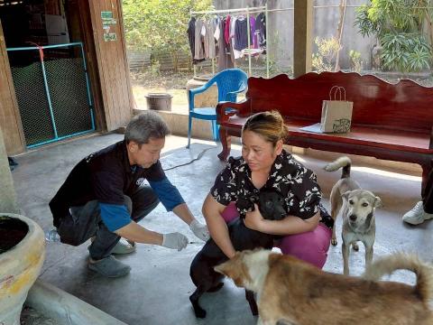 โครงการรณรงค์ฉีดวัคซีนป้องกันโรคพิษสุนัขบ้า ประจำปีงบประมาณ 2569 วันที่ 10 กุมภาพันธ์ 2569
