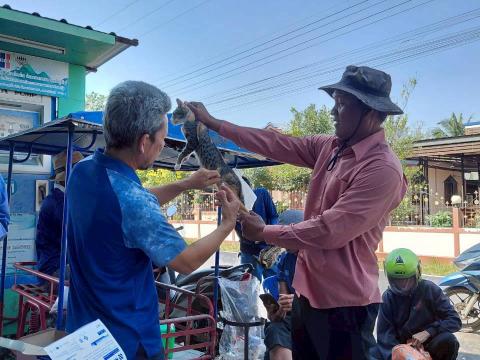 โครงการรณรงค์ฉีดวัคซีนป้องกันโรคพิษสุนัขบ้า ประจำปีงบประมาณ 2569 วันที่ 12 กุมภาพันธ์ 2569