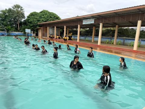 วันที่ 14 กรกฎาคม 2569 โรงเรียนละหานทรายวิทยาจัดกิจกรรม "โครงการว่ายน้ำเพื่อชีวิต"