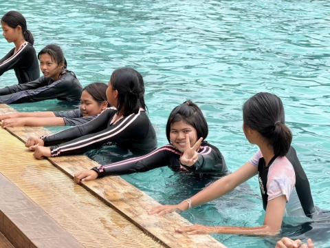 วันที่ 14 กรกฎาคม 2569 โรงเรียนละหานทรายวิทยาจัดกิจกรรม "โครงการว่ายน้ำเพื่อชีวิต"