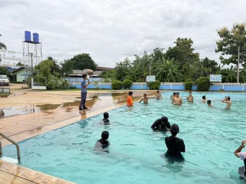 วันที่ 14 กรกฎาคม 2569 โรงเรียนละหานทรายวิทยาจัดกิจกรรม "โครงการว่ายน้ำเพื่อชีวิต"