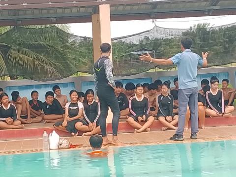 วันที่ 14 กรกฎาคม 2569 โรงเรียนละหานทรายวิทยาจัดกิจกรรม "โครงการว่ายน้ำเพื่อชีวิต"
