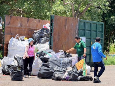 วันที่ 24 กรกฎาคม 2569 นำส่งกำจัดขยะอันตรายชุมชน อย่างถูกต้องตามหลักวิชาการ ประจำปี 2569
