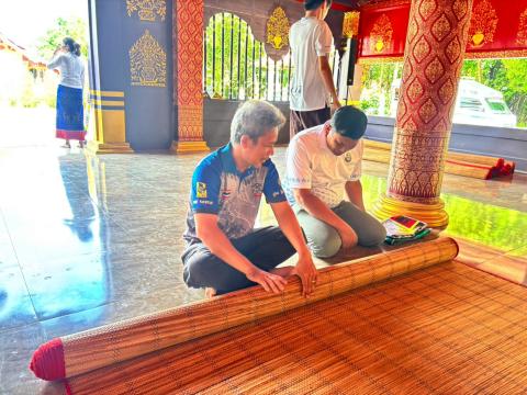 กิจกรรม "รวมพลังสร้างสัปปายะ สู่วัดด้วยวิถี 5ส" (Big Cleaning Day) ณ วัดป่าสมบูรณ์ธรรมาราม