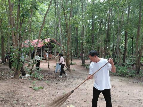 กิจกรรม "รวมพลังสร้างสัปปายะ สู่วัดด้วยวิถี 5ส" (Big Cleaning Day) ณ วัดป่าสมบูรณ์ธรรมาราม