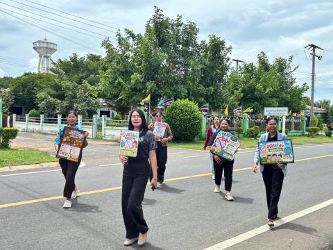ลงพื้นที่เพื่อจัดกิจกรรมรณรงค์การส่งเสริมและสนับสนุนการลดหรือเลิกใช้โฟมและบรรจุภัณฑ์พลาสติกชนิดใช้ครั้งเดียวทิ้ง (Singl-use plastics)