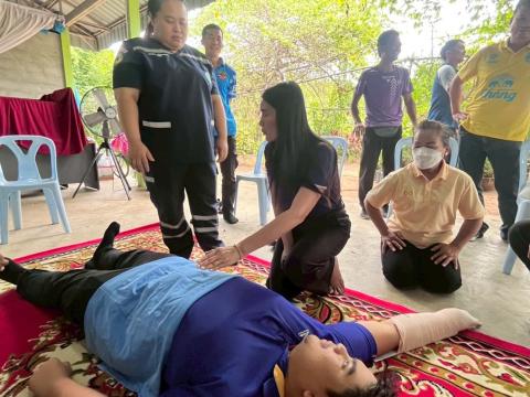 โครงการอบรมปฐมพยาบาลและการช่วยเหลือชีวิตขั้นพื้นฐาน ประจำปีงบประมาณ 2568