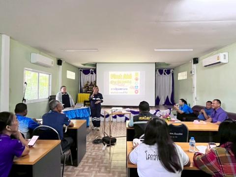 โครงการอบรมปฐมพยาบาลและการช่วยเหลือชีวิตขั้นพื้นฐาน ประจำปีงบประมาณ 2568