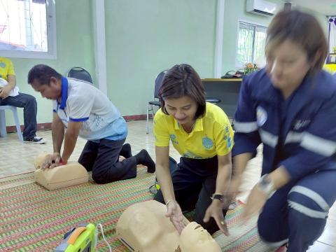 โครงการอบรมปฐมพยาบาลและการช่วยเหลือชีวิตขั้นพื้นฐาน ประจำปีงบประมาณ 2568