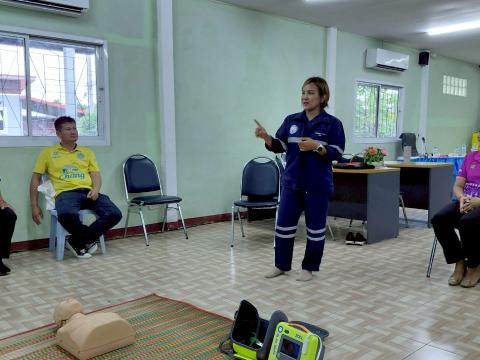 โครงการอบรมปฐมพยาบาลและการช่วยเหลือชีวิตขั้นพื้นฐาน ประจำปีงบประมาณ 2568