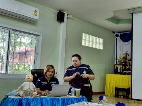 โครงการอบรมปฐมพยาบาลและการช่วยเหลือชีวิตขั้นพื้นฐาน ประจำปีงบประมาณ 2568
