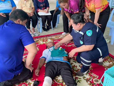 โครงการอบรมปฐมพยาบาลและการช่วยเหลือชีวิตขั้นพื้นฐาน ประจำปีงบประมาณ 2568