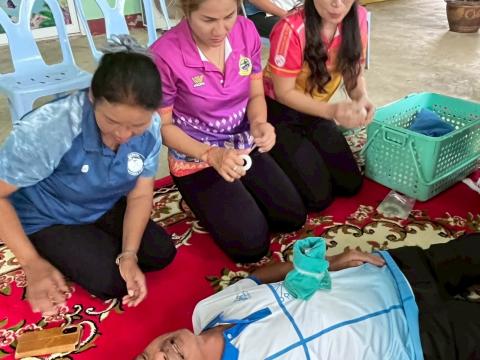 โครงการอบรมปฐมพยาบาลและการช่วยเหลือชีวิตขั้นพื้นฐาน ประจำปีงบประมาณ 2568