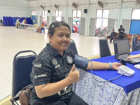 วันที่ 27 พฤษภาคม 2569 เข้าร่วมกิจกรรมคัดกรองโรคไวรัสตับอักเสบบีและซี