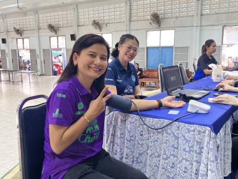 วันที่ 27 พฤษภาคม 2569 เข้าร่วมกิจกรรมคัดกรองโรคไวรัสตับอักเสบบีและซี