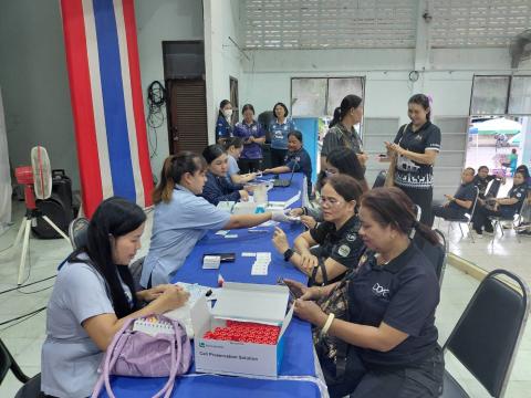 วันที่ 27 พฤษภาคม 2569 เข้าร่วมกิจกรรมคัดกรองโรคไวรัสตับอักเสบบีและซี