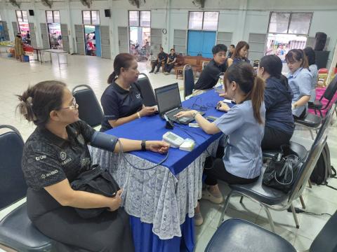 วันที่ 27 พฤษภาคม 2569 เข้าร่วมกิจกรรมคัดกรองโรคไวรัสตับอักเสบบีและซี