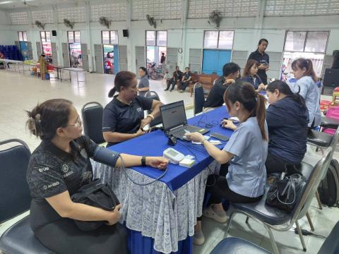 วันที่ 27 พฤษภาคม 2569 เข้าร่วมกิจกรรมคัดกรองโรคไวรัสตับอักเสบบีและซี